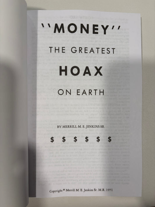 Money: The Greatest Hoax by Merrill Jenkins PB