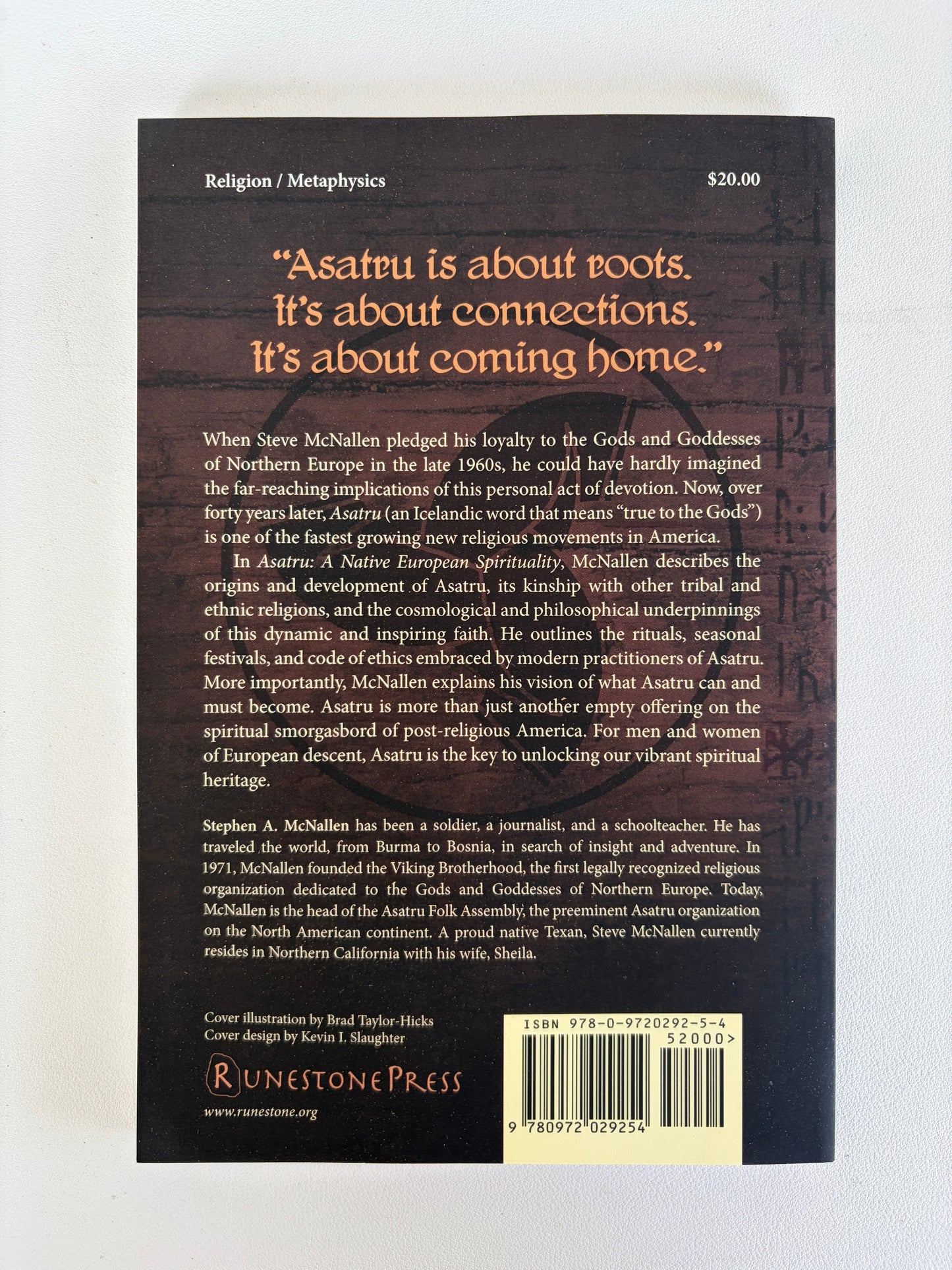 Asatru: A Native European Spirituality by Stephen McNallen PB