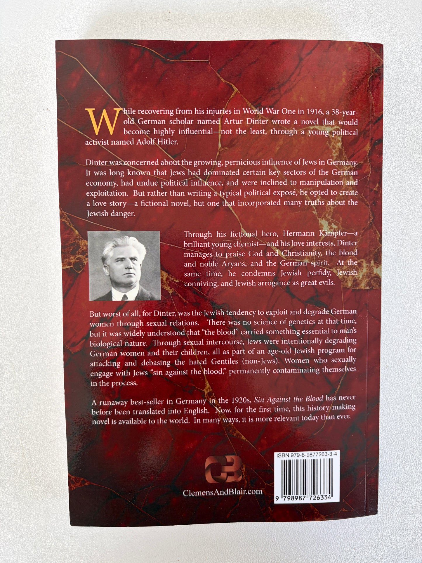 Sin Against the Blood by Arthur Dinter PB