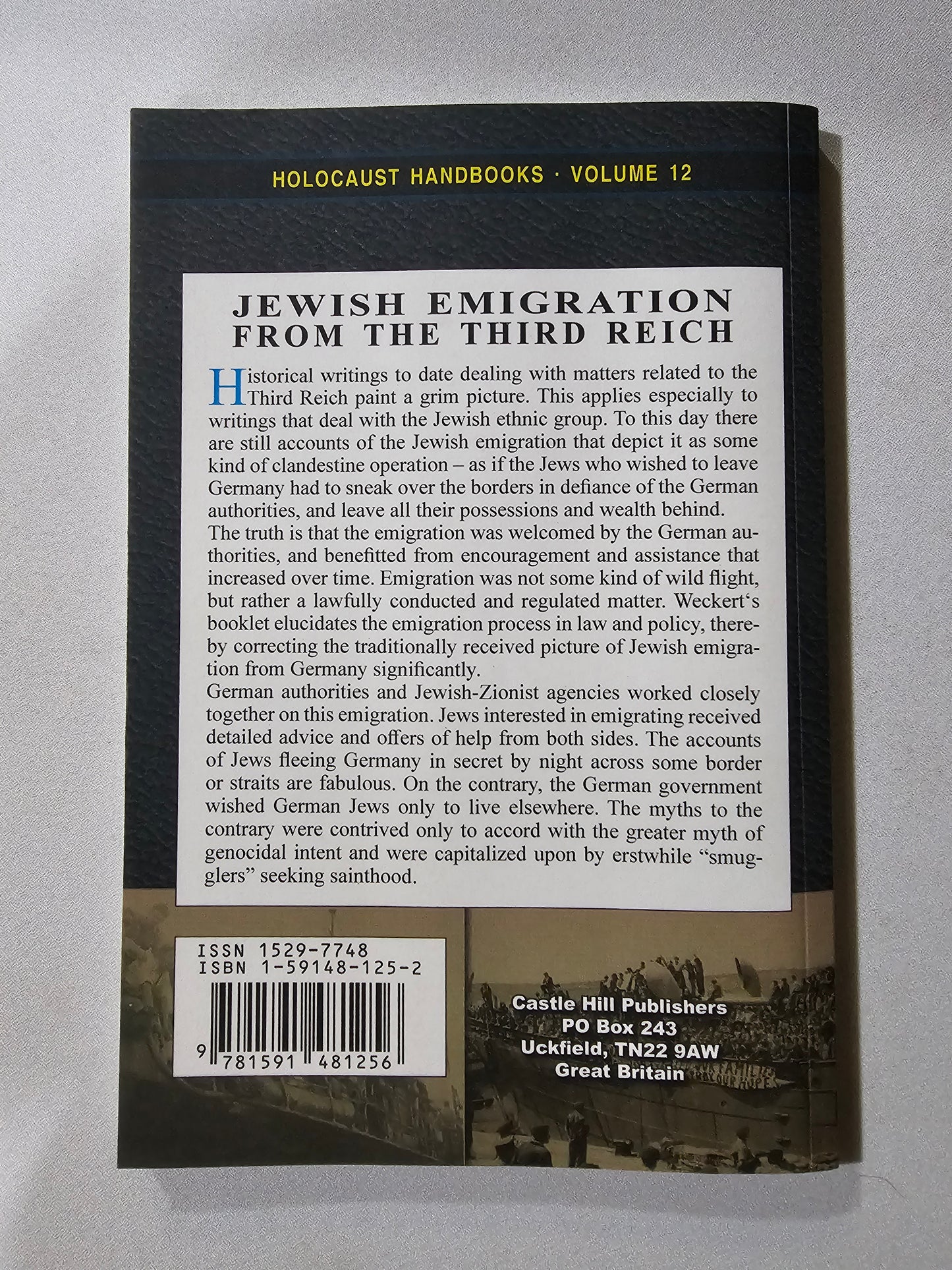 'Jewish Emigration from the Third Reich by Ingrid Weckert
