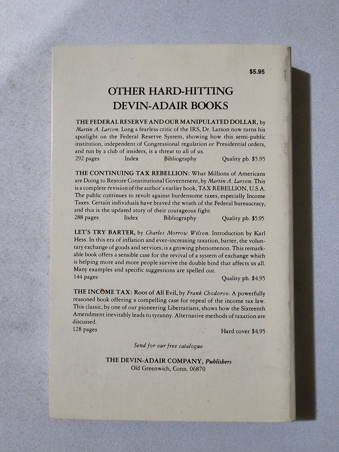 IRS vs the Middle Class: How the Average Citizen Can Protect Himself from the Federal Tax Collector by Martin Larson