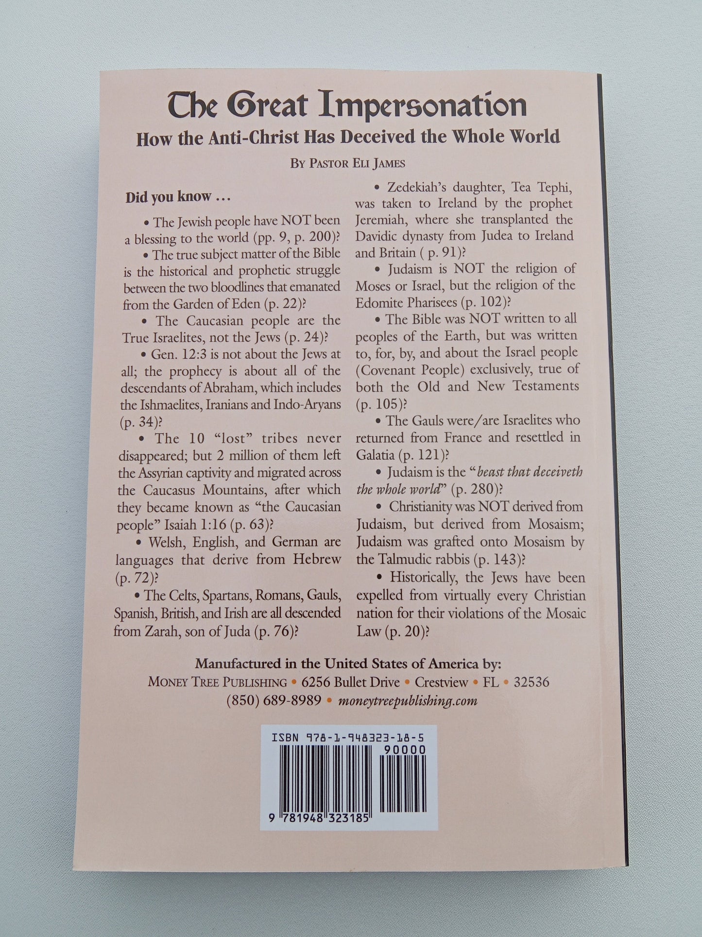 Great Impersonation: How the Anti-Christ Has Deceived the Whole World by Eli James