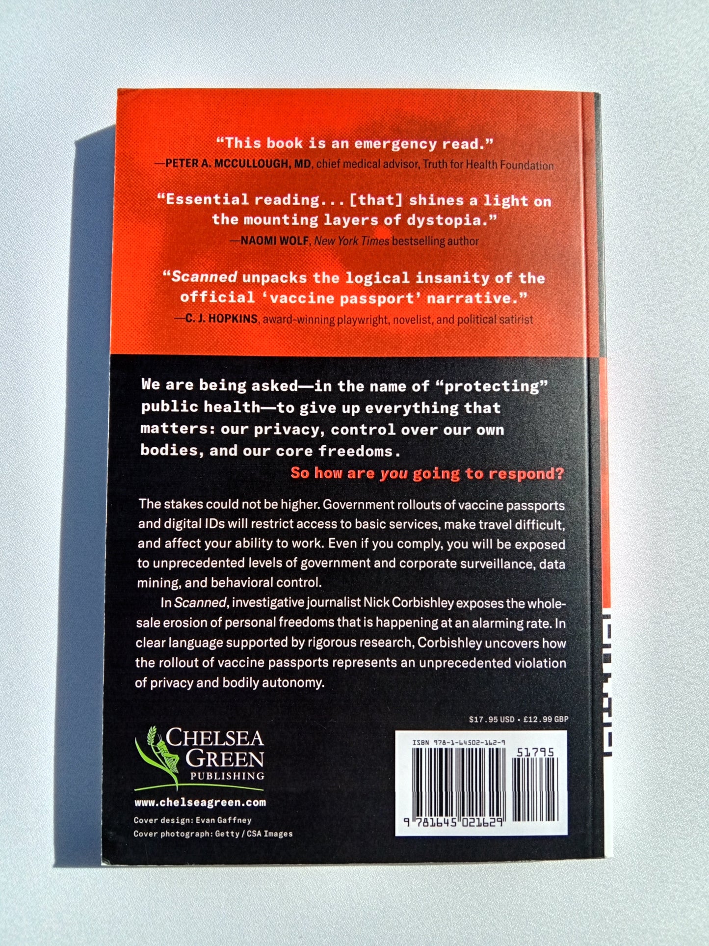 Scanned: Vaccine Passports Means the End of Freedoms by Nick Corbishley PB