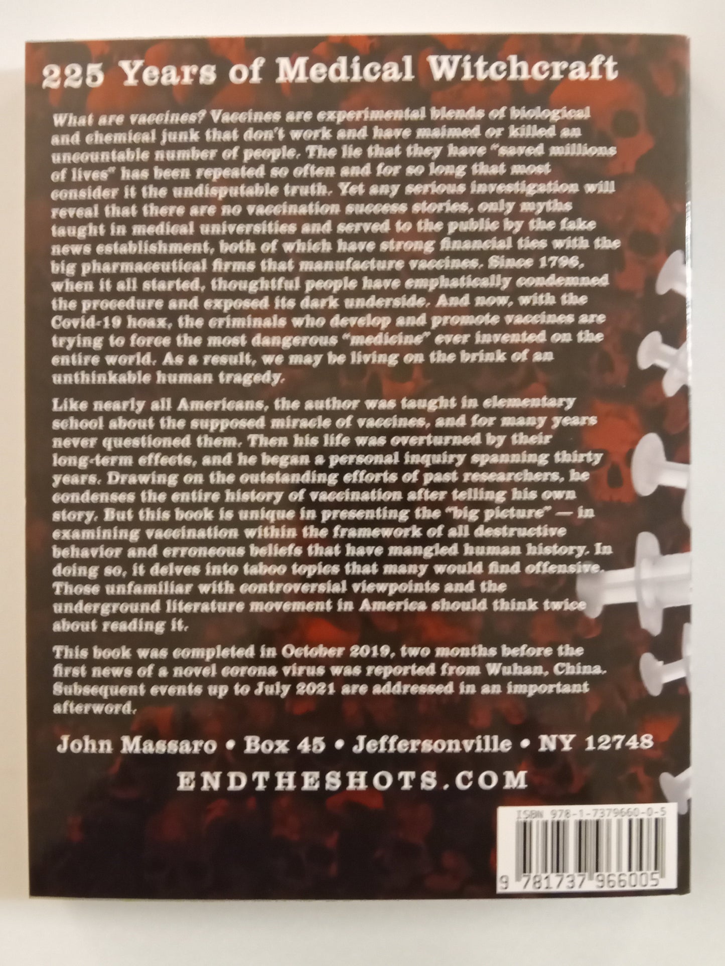 'Will Vaccines Be the End of Us? by John Massaro