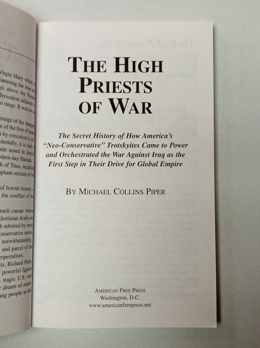 High Priests of War by Michael Piper PB