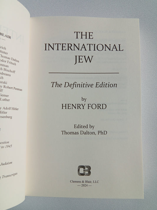 International Jew, Definitive Edition, Volume 1 by Henry Ford