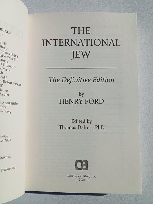 International Jew, Definitive Edition, Volume 2 by Henry Ford