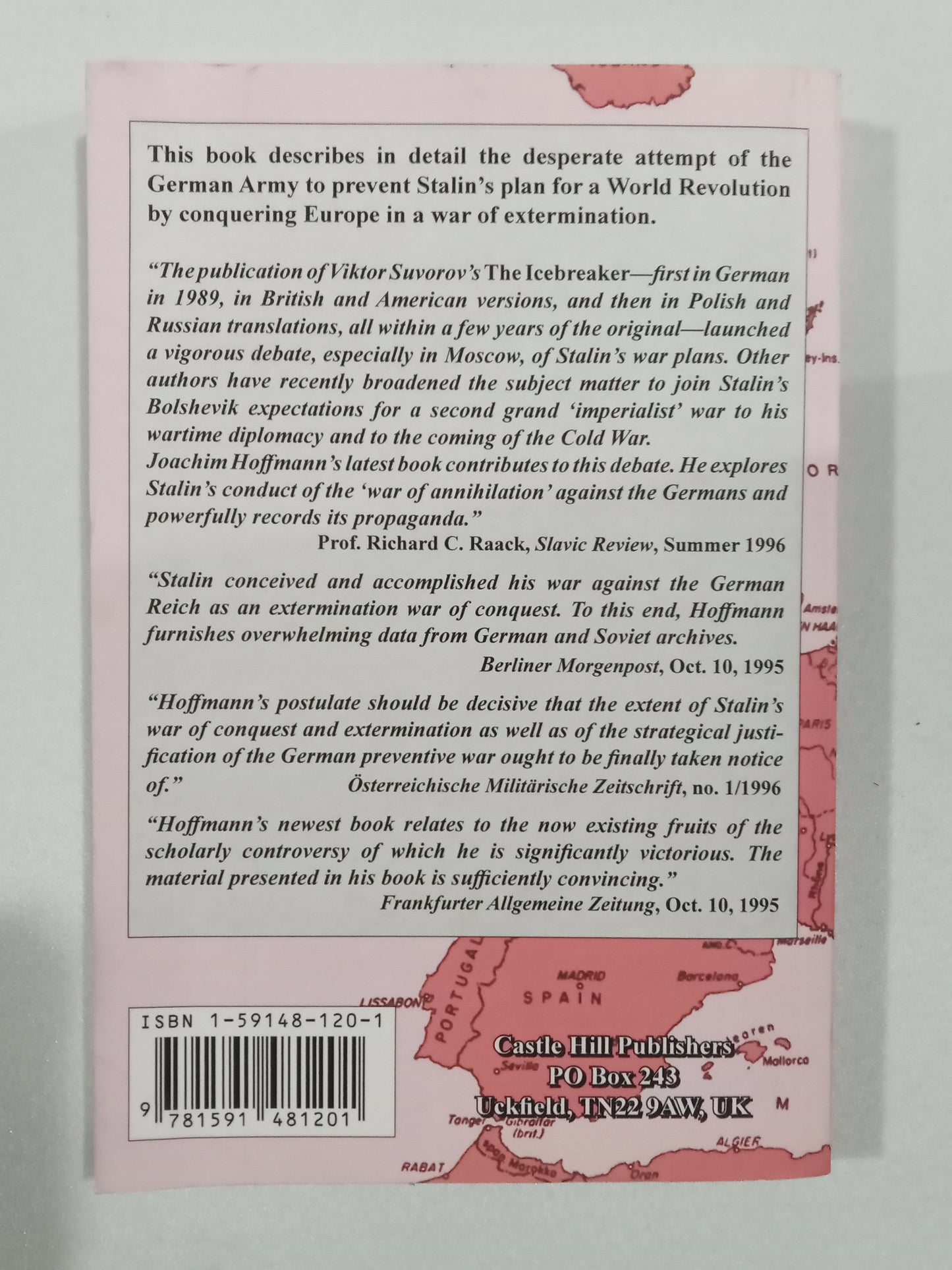 Stalin's War of Extermination: 1941 to 1945 by Joachim Hoffman