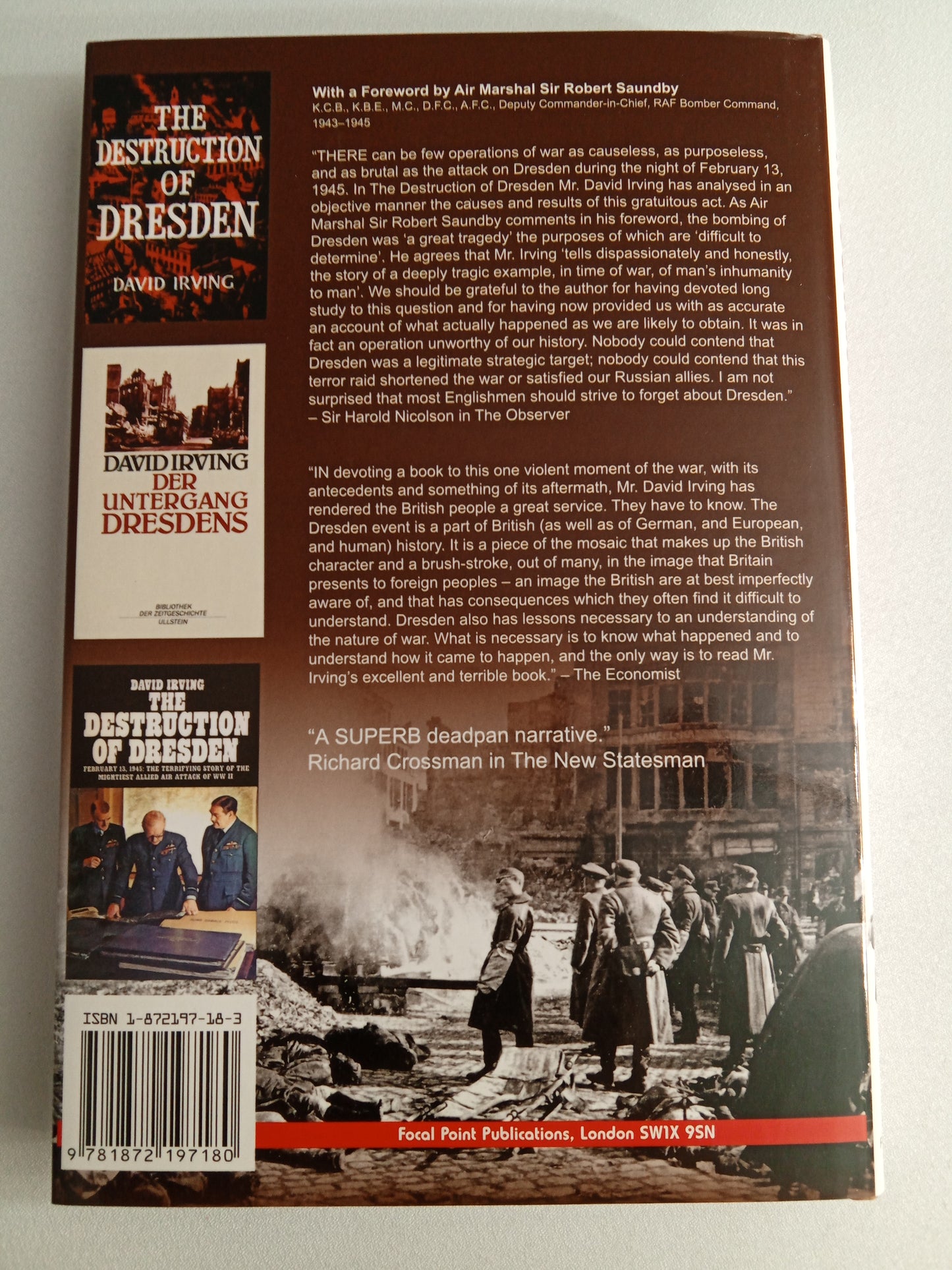 Apocalypse 1945: The Destruction of Dresden by David Irving HB