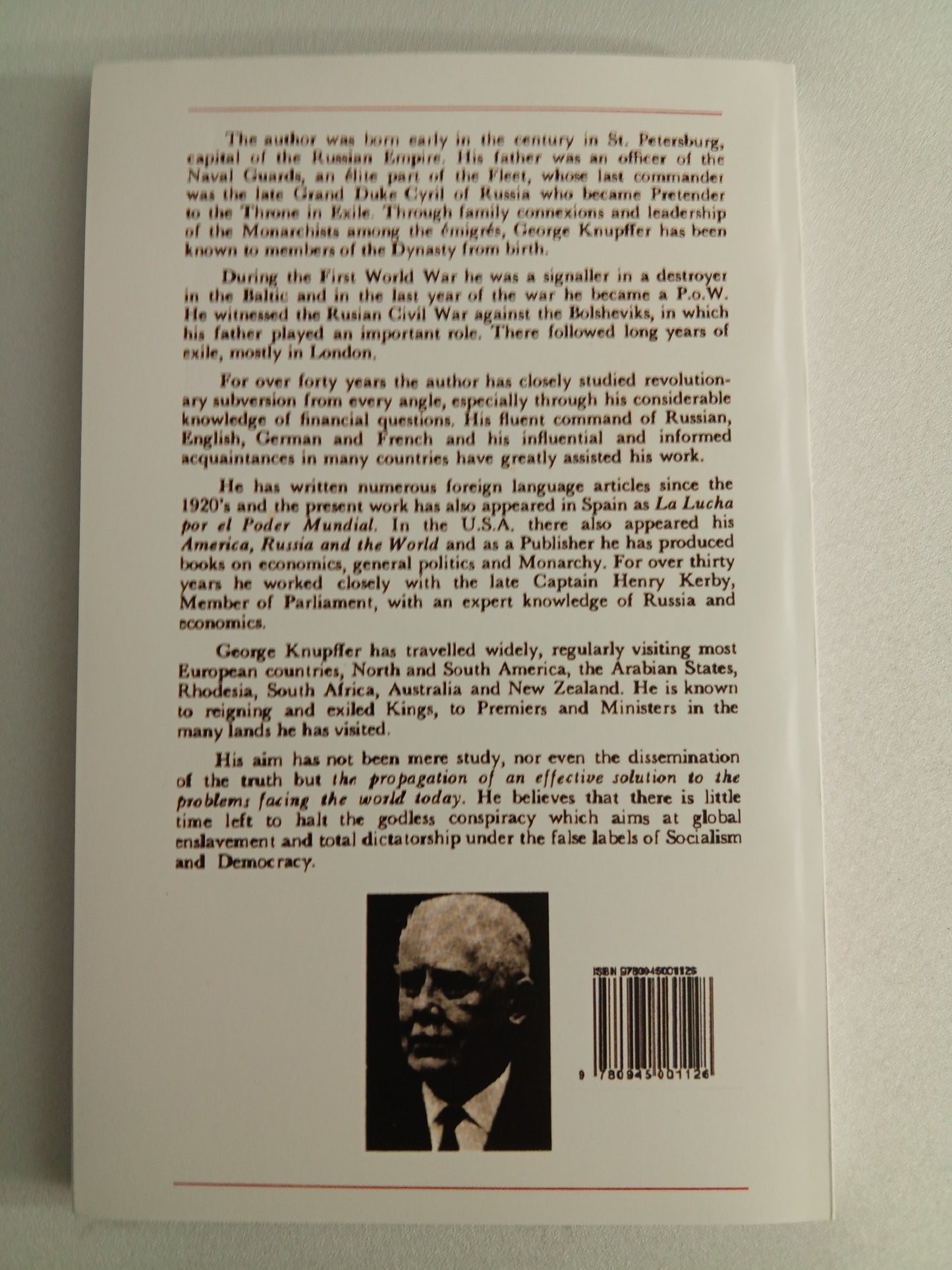 Struggle for World Power: Revolution and Counter-Revolution by George Knupffer