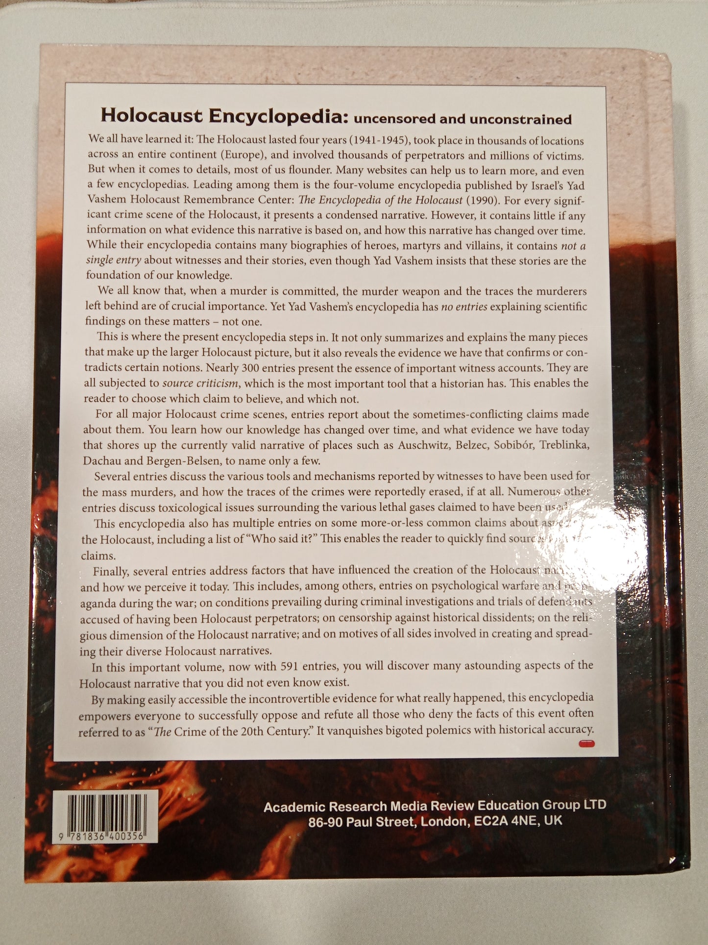 Holocaust Encyclopedia by Germar Rudolf HB
