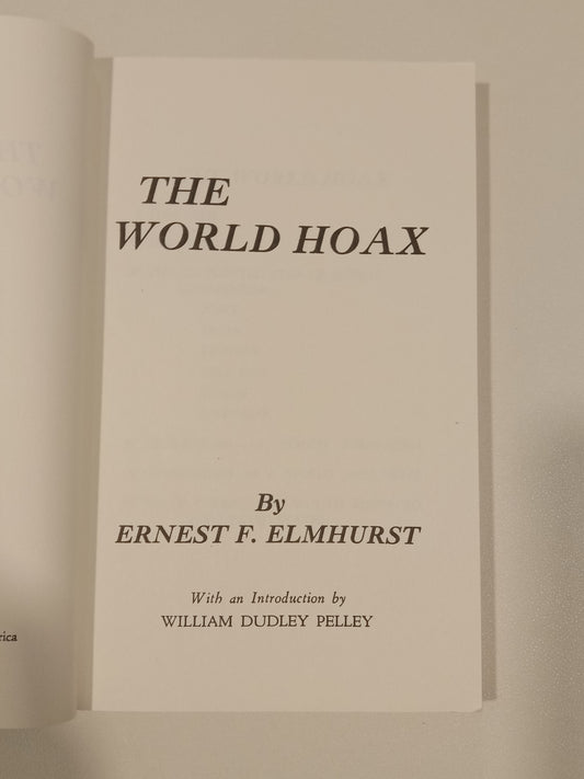 World Hoax by Ernest Elmhurst PB