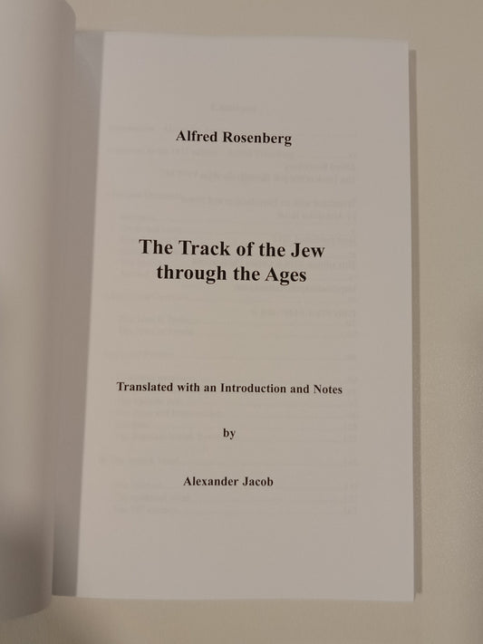 Track of the Jew Through the Ages by Alfred Rosenberg PB
