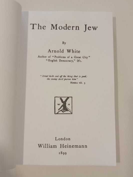 Modern Jew by Arnold White PB