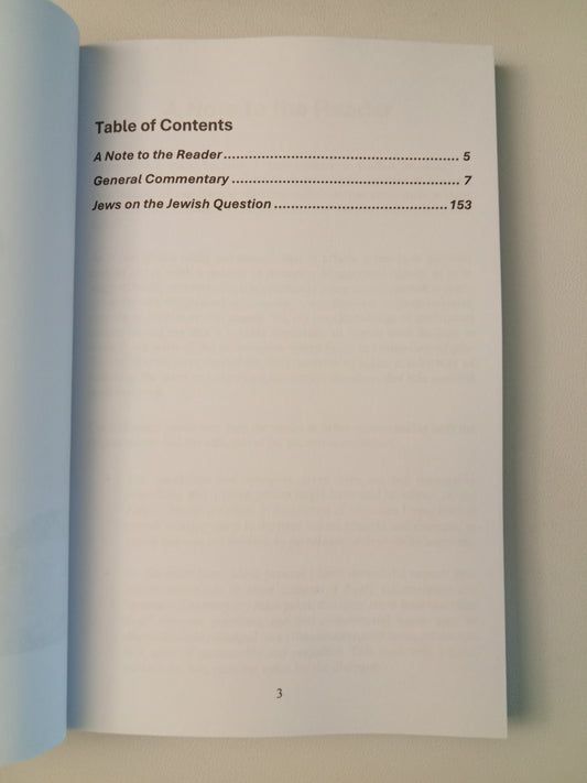 Antizion: Commentary on Organized Jewry by Leading Personalities by William Grimstad PB