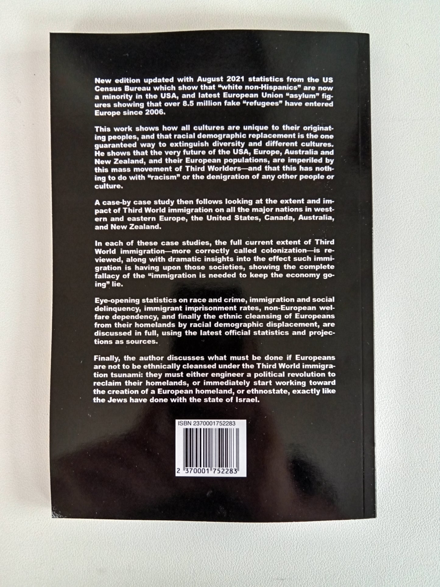 'Immigration Invasion: Third World Immigration Destroys the First World by Arthur Kemp PB