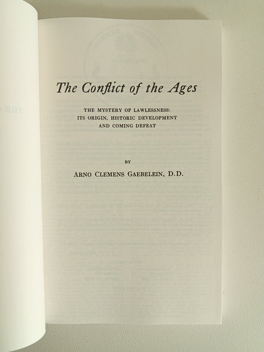 Conflict of the Ages by Arno Gaebelein PB