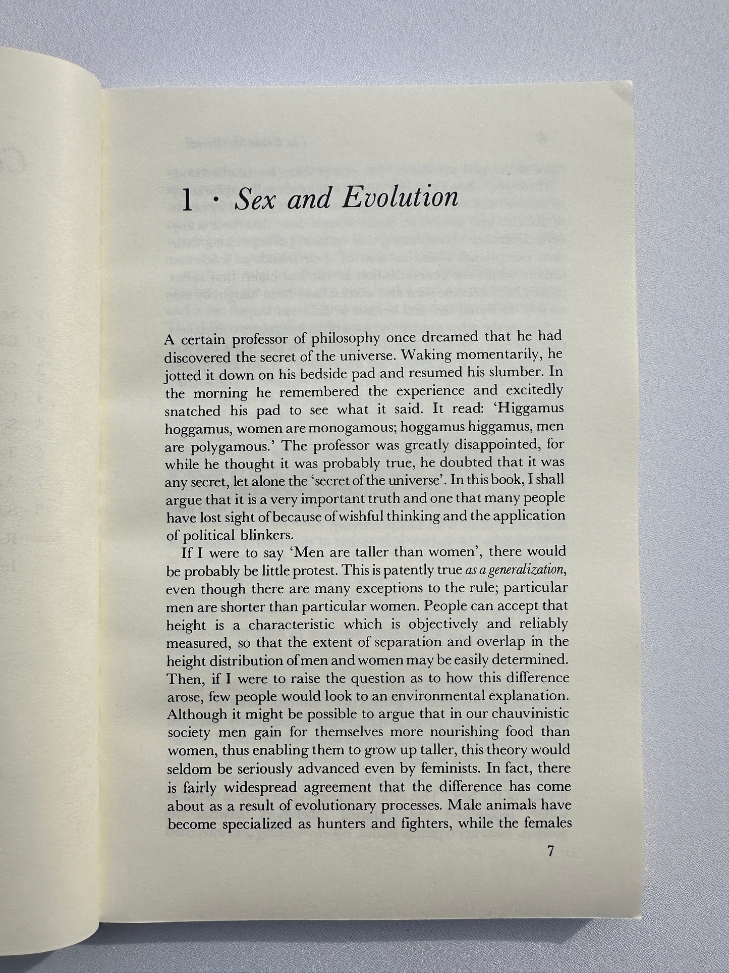 Great Sex Divide: A Study of Male-Female Differences by Glenn Wilson PB