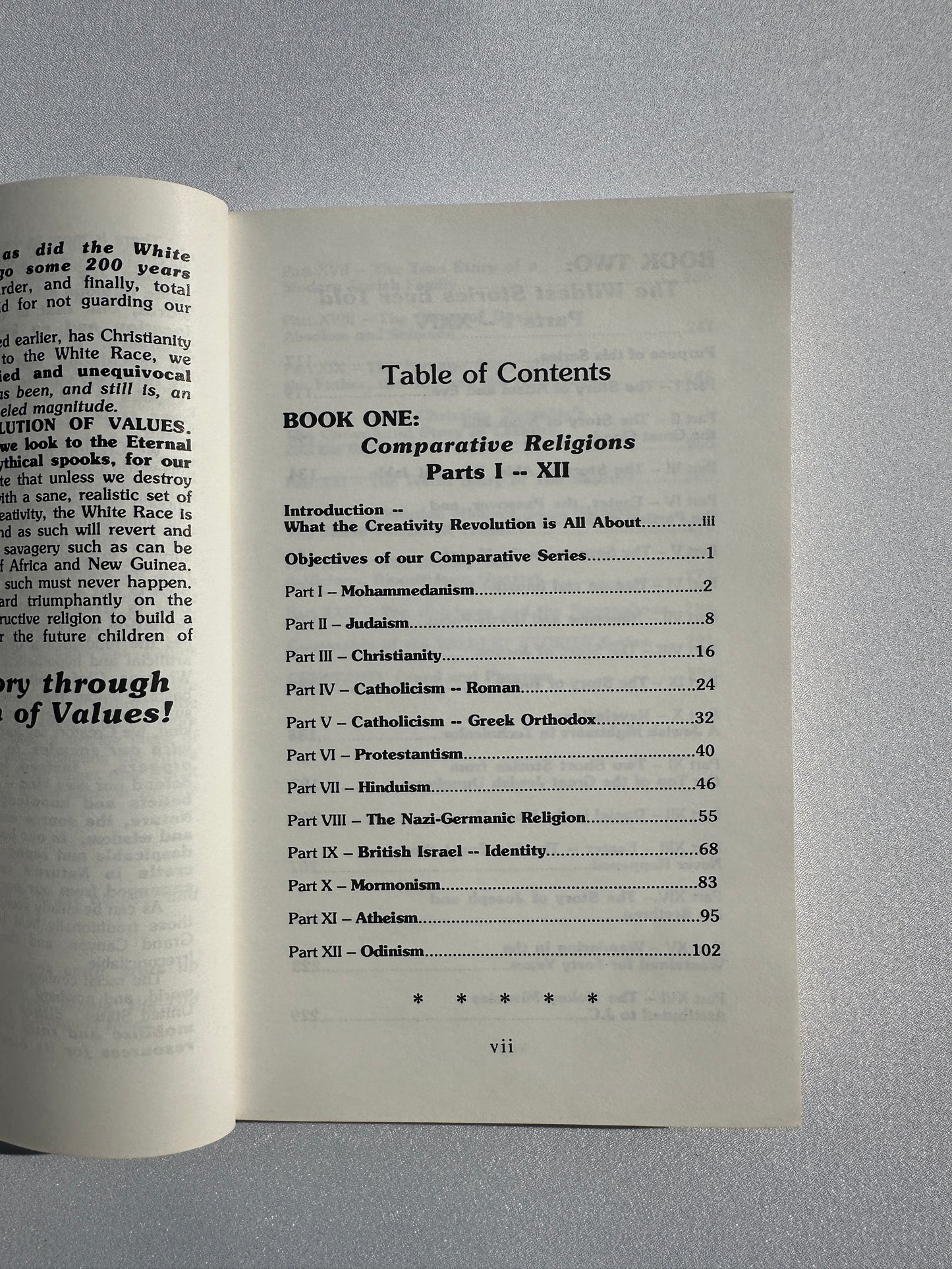 Revolution of Values through Religion by Ben Klassen
