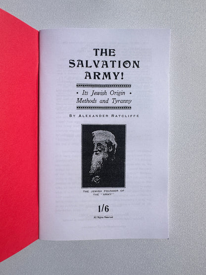 Salvation Army: Its Jewish Origin and Tyranny by Alexander Ratcliffe SB