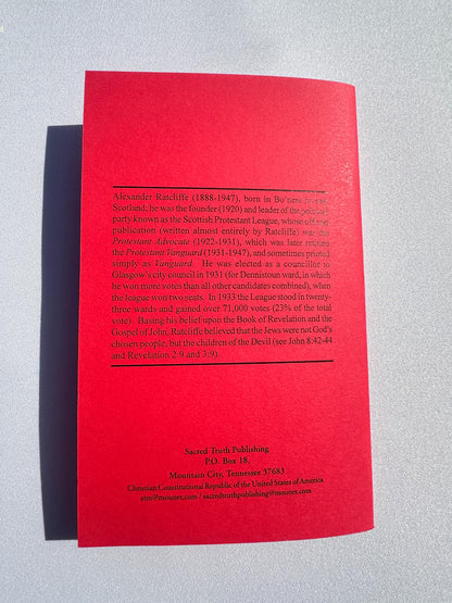 Salvation Army: Its Jewish Origin and Tyranny by Alexander Ratcliffe SB