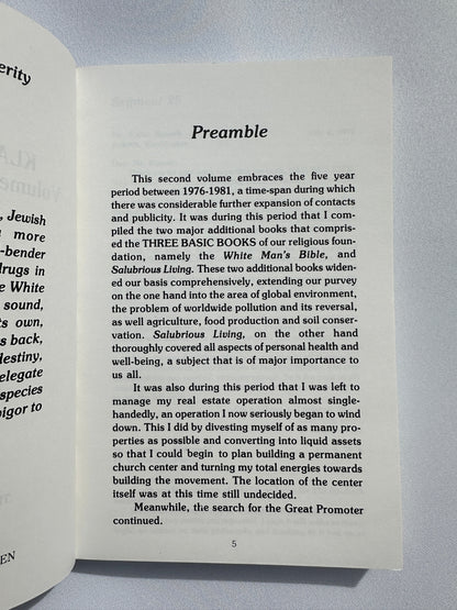 Klassen Letters, Volume 2: 1976 to 1981 by Ben Klassen PB