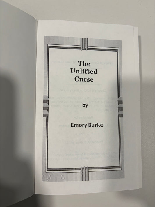 Unlifted Curse by Emory Burke HB