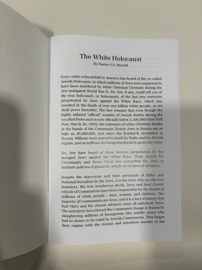 White Holocaust by V. Herrell SB