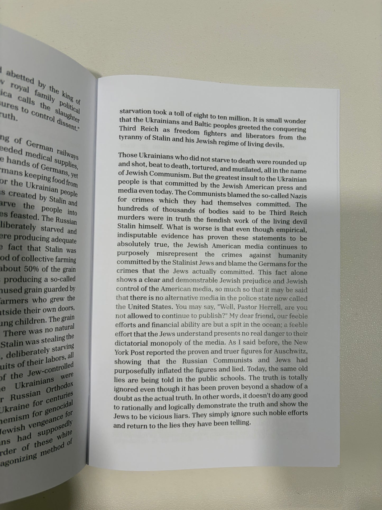 White Holocaust by V. Herrell SB
