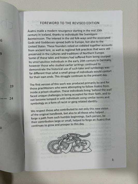 Handbook of Asatru by Asatru Alliance SB