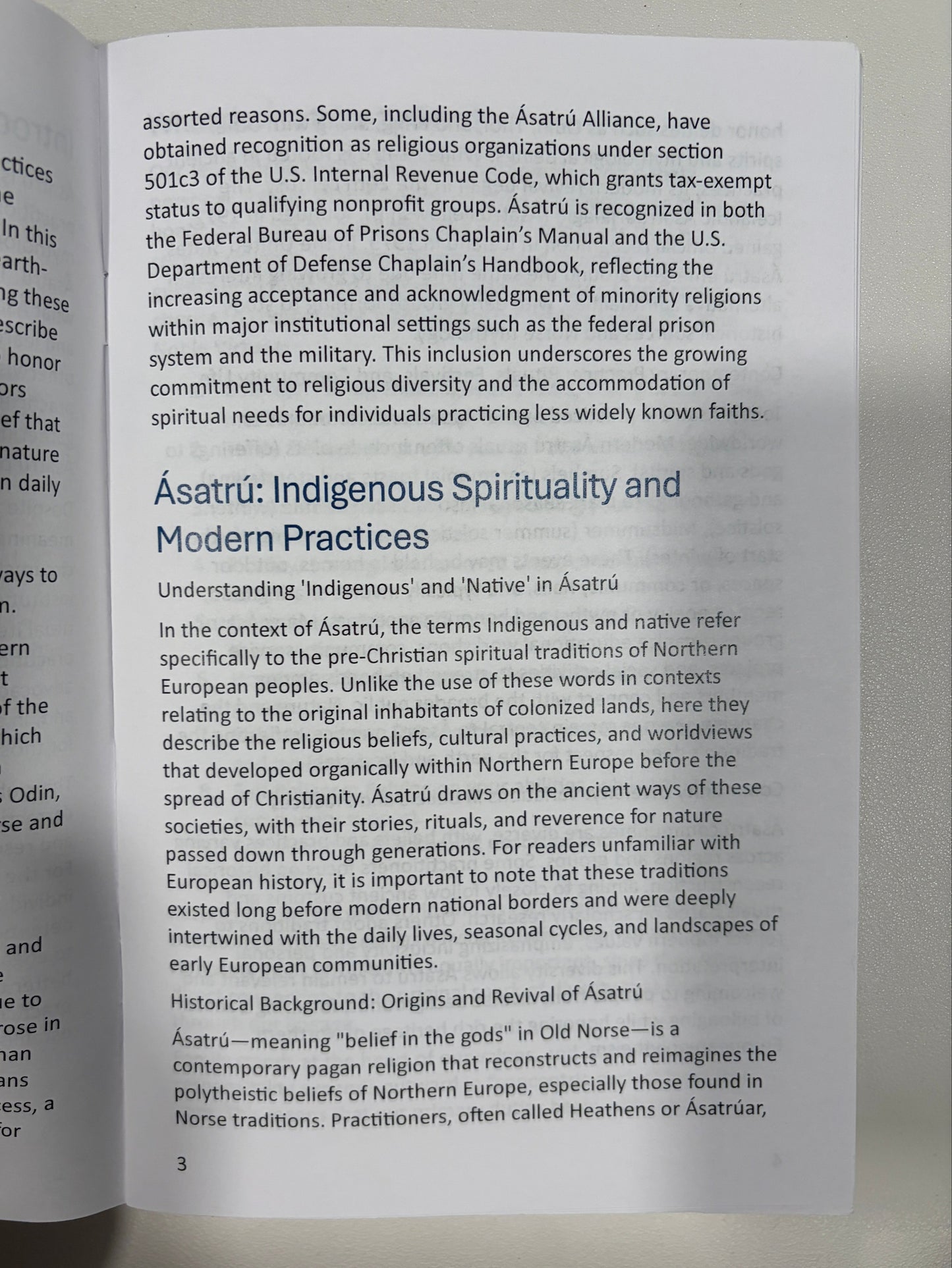 Living Asatru: Asatru Basics for Facility Administrators by Stephen McNallen SB