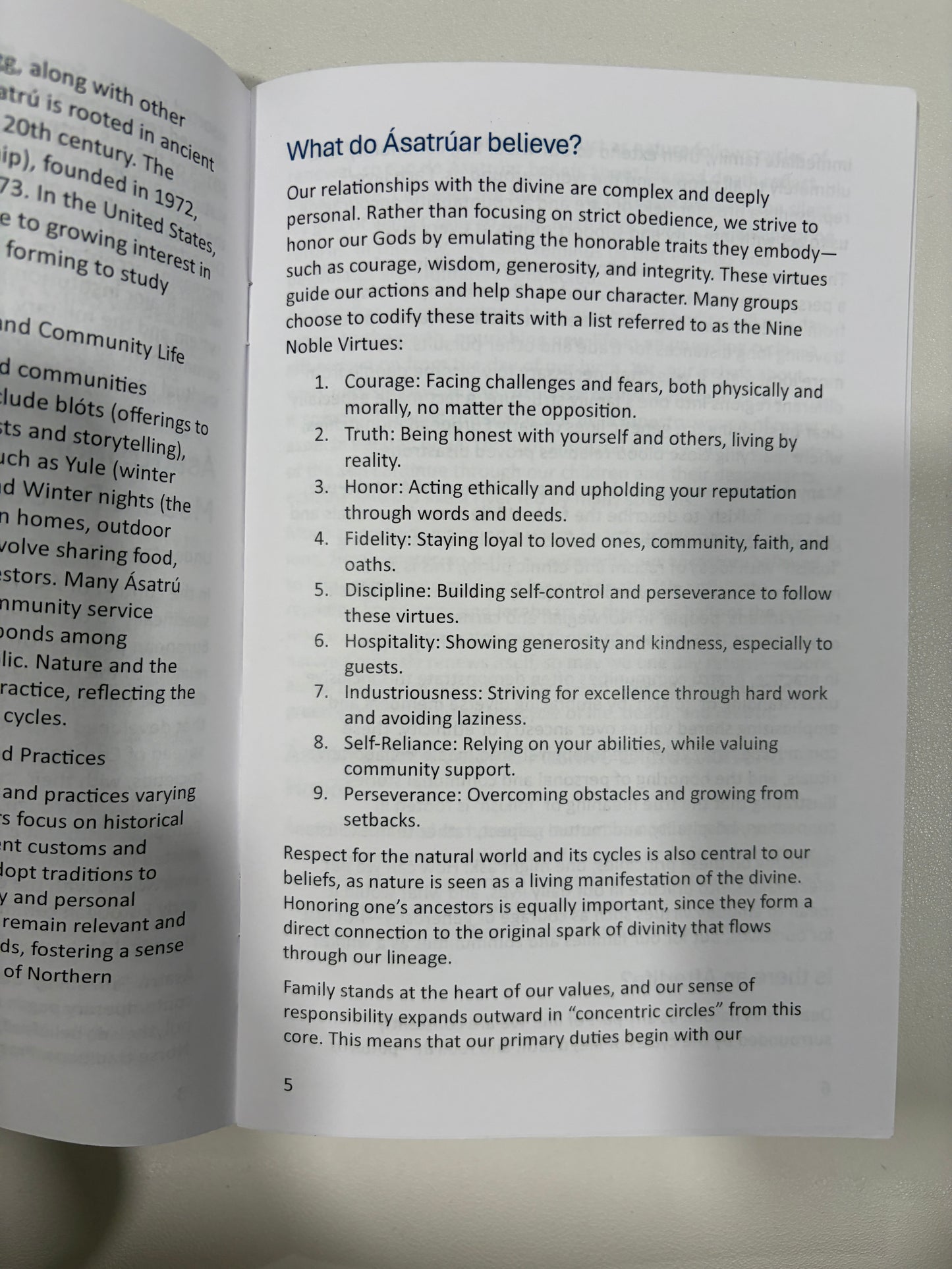 Living Asatru: Asatru Basics for Facility Administrators by Stephen McNallen SB