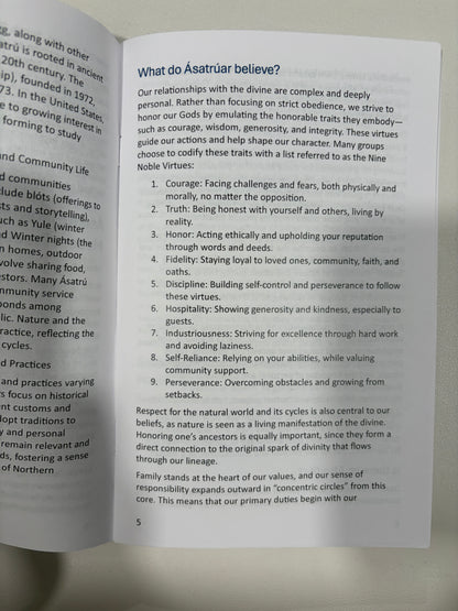 Living Asatru: Asatru Basics for Facility Administrators by Stephen McNallen SB