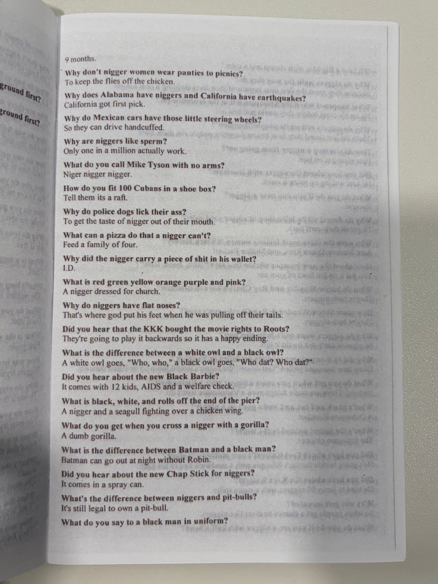 Nigger Jokes by William Bader SB