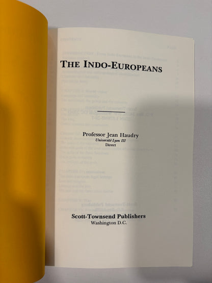 Indo-Europeans by Jean Haudry PB