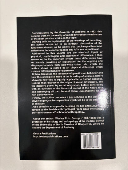 Biology of the Race Problem by Wesley George PB