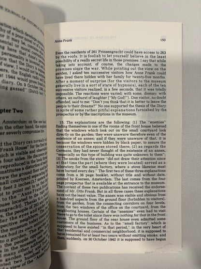 Is the Diary of Anne Frank Genuine? by Robert Faurisson PB