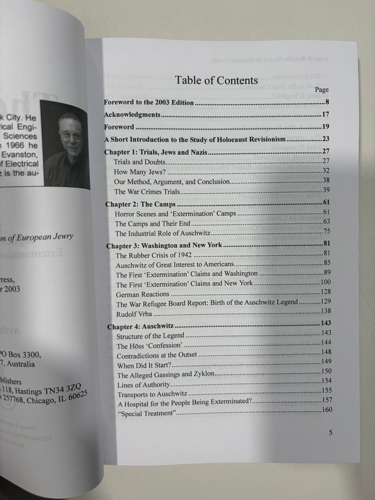 Hoax of the Twentieth Century: The Case Against the Presumed Extermination of European Jewry by Arthur Butz PB
