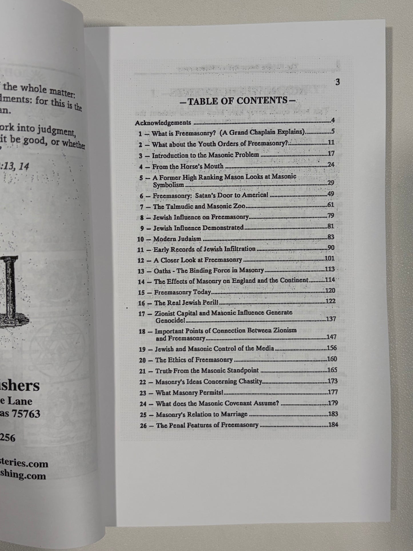 Hidden Power Behind Freemasonry by Gordon Mohr PB