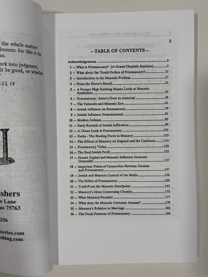 Hidden Power Behind Freemasonry by Gordon Mohr PB
