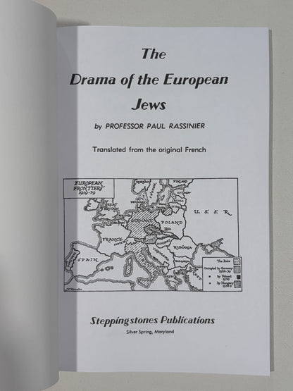 Drama of the European Jews by Paul Rassinier PB