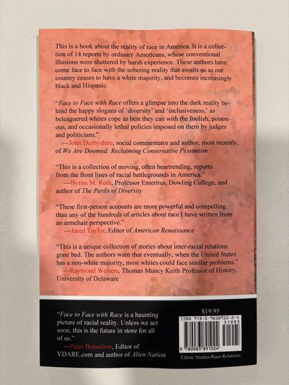 Face to Face with Race by Jared Taylor PB