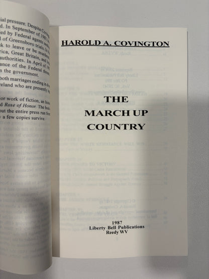 March Up Country by Harold Covington PB