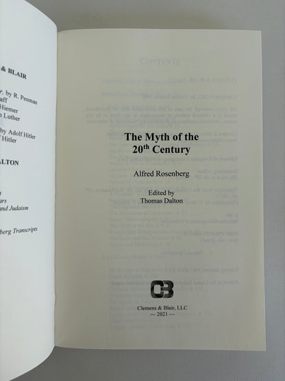 Myth of the 20th Century by Alfred Rosenberg HB