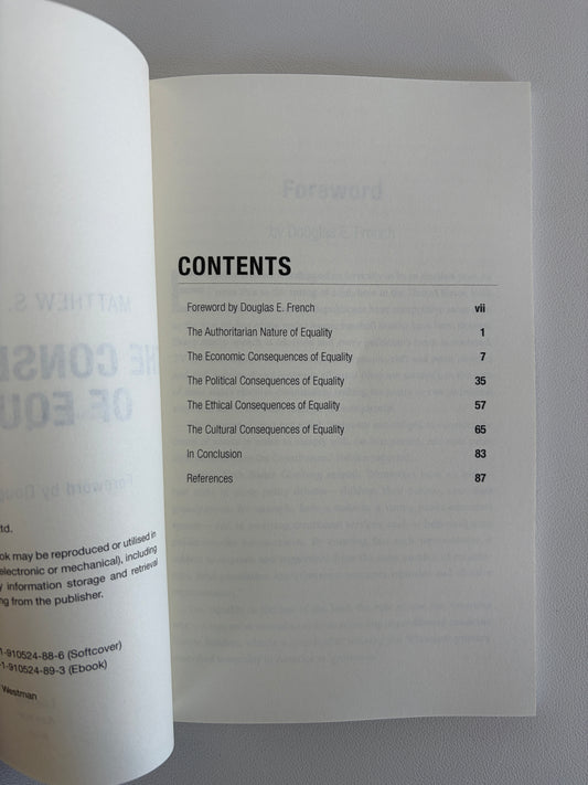 Consequences of Equality by Matthew Battaglioli PB