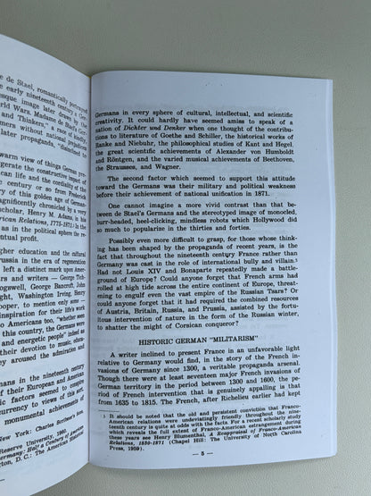 Development of Germanophobia by Michael Connors SB