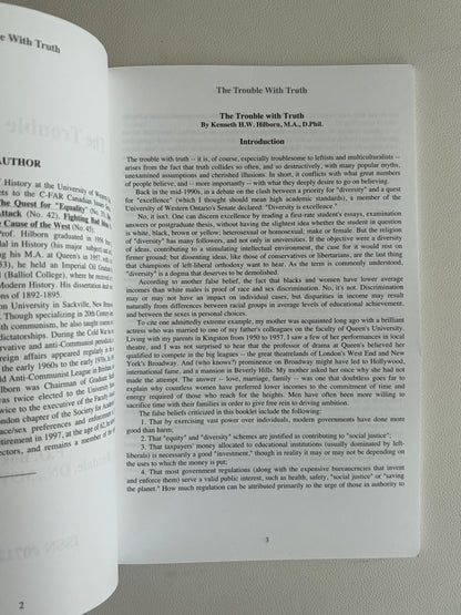Trouble with Truth by Kenneth Hilborn SB