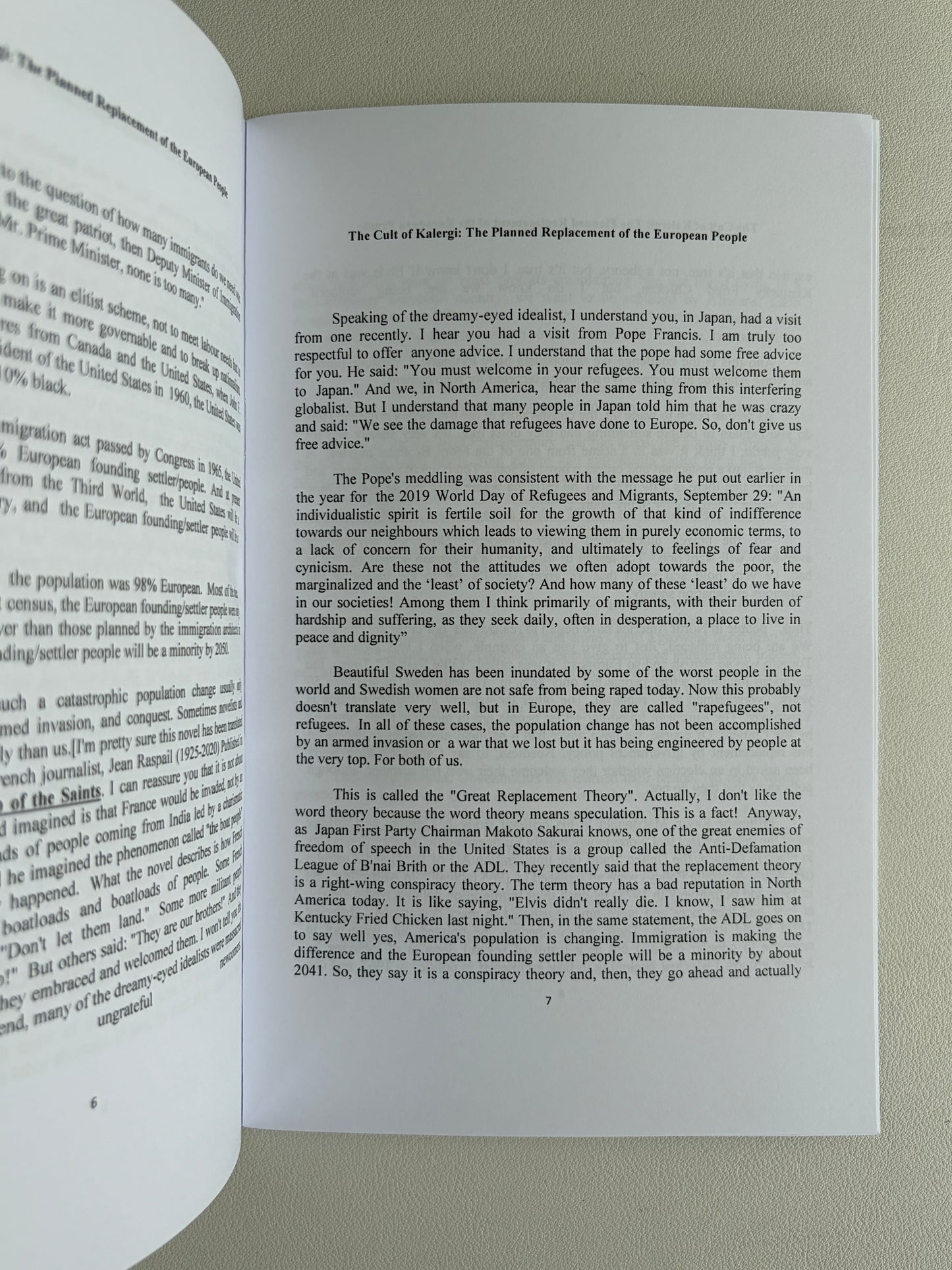 Cult of Kalergi: The Planned Replacement of the European People by Paul Fromm SB