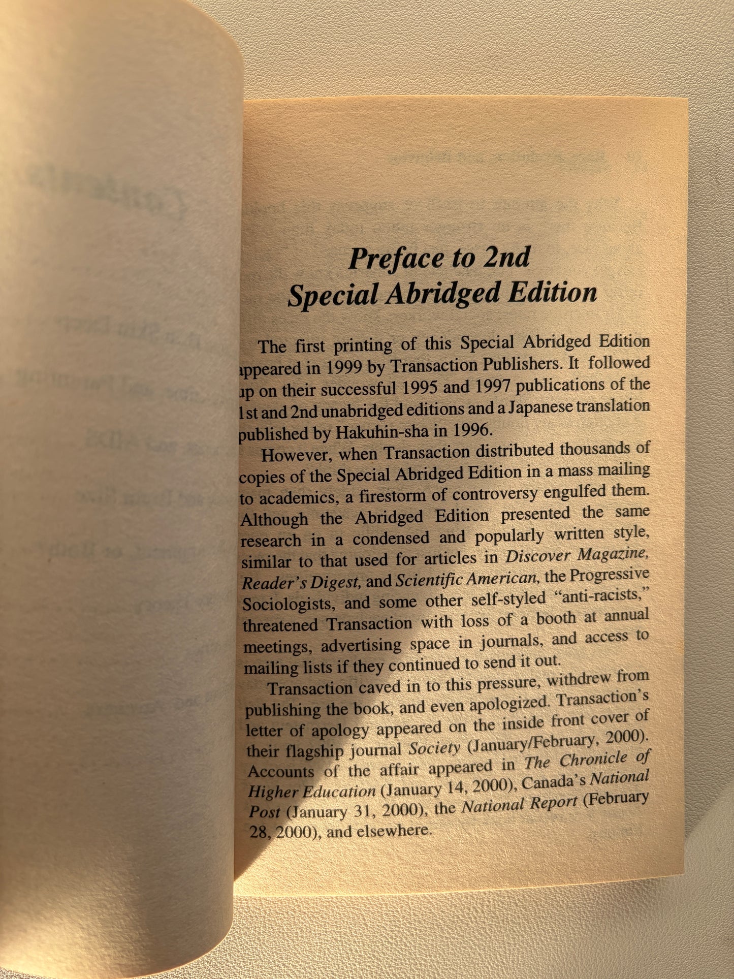 Race, Evolution, and Behavior: A Life History Perspective by Philippe Rushton PB