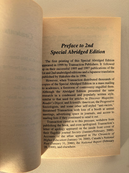 Race, Evolution, and Behavior: A Life History Perspective by Philippe Rushton PB